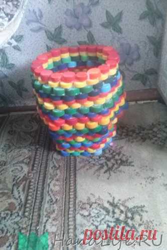 Из крышек от пластиковых бутылок / Рукоделие