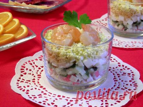 Салат с жареными креветками рецепт с фото пошагово - 1000.menu