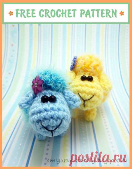 Овечка амигуруми. Описание вязания крючком :: Amigurumi by Miss Holly