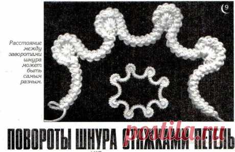 Мотивы ирландского кружева. Спирали.