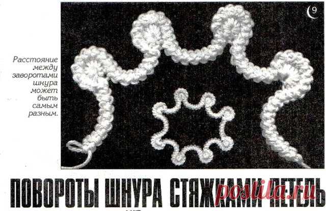 Мотивы ирландского кружева. Спирали.