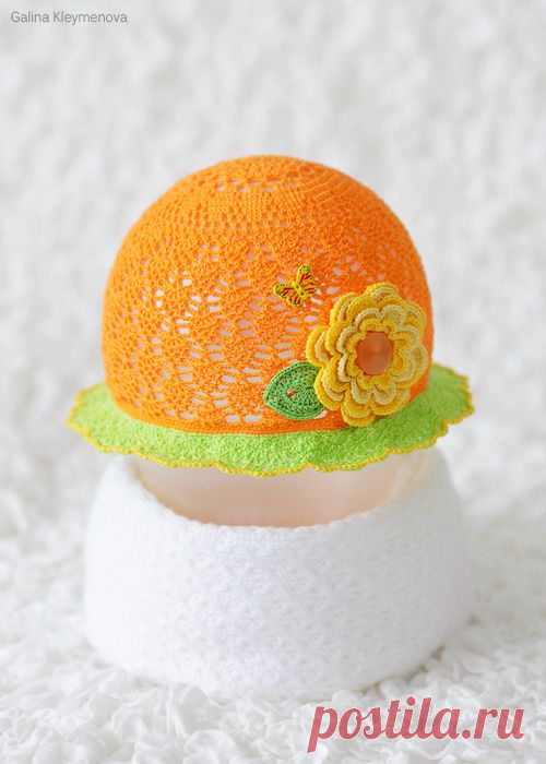 Панамка "Оранжевое лето"