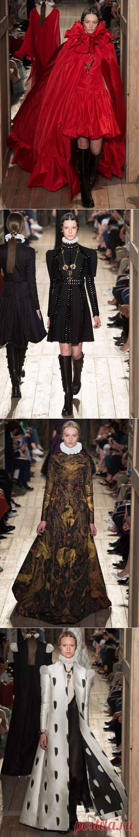 Шекспировские платья в кутюрной коллекции Valentino