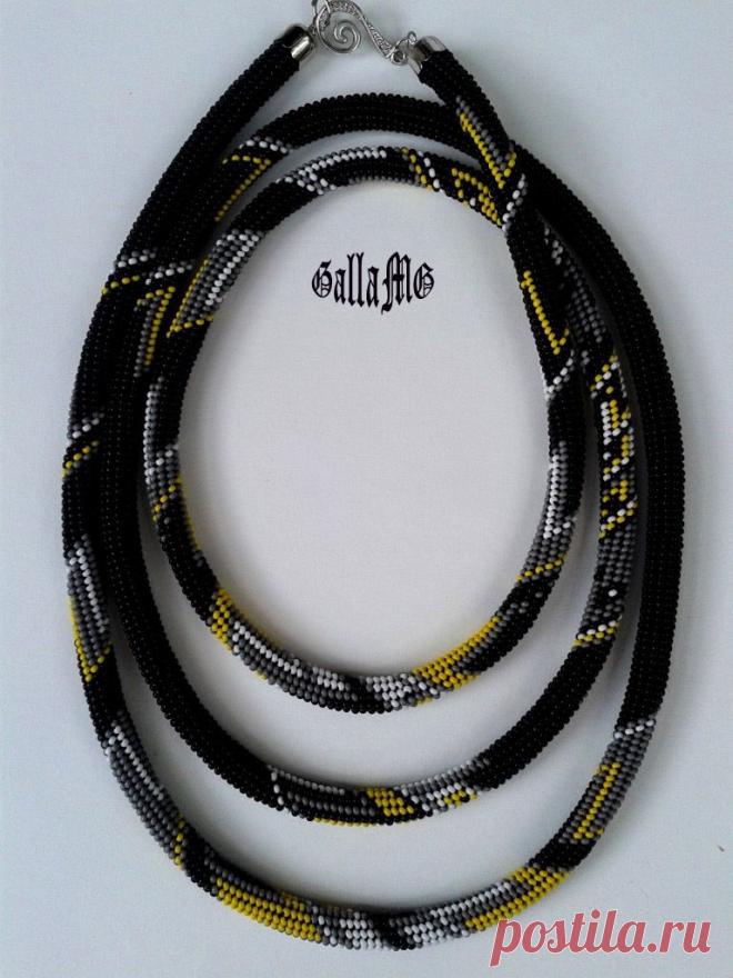 Длиннометрик "Геометрический" и жгут "Уголки" | biser.info - всё о бисере и бисерном творчестве
