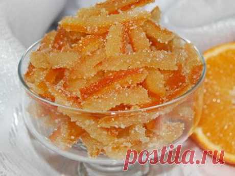 Цукаты из апельсиновой корки