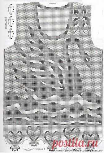 Мастера и умники: Филейное вязание. Узоры крючком