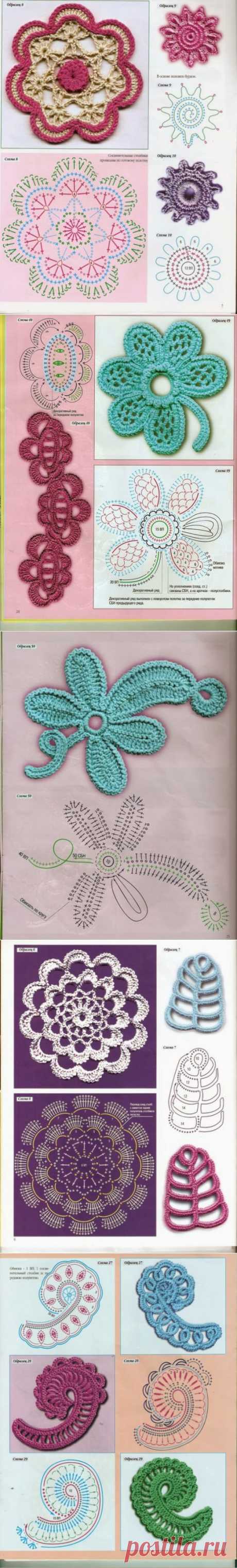 Irish crochet &amp;: ирландское кружево