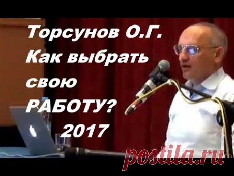 Торсунов О.Г. Как выбрать свою РАБОТУ?