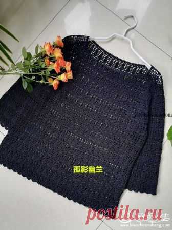 Пуловер крючком из японских журналов.Вязание крючком японские модели схемы. Ажурный пуловер крючком из японских журналов.Вязание крючком японские модели схемы.