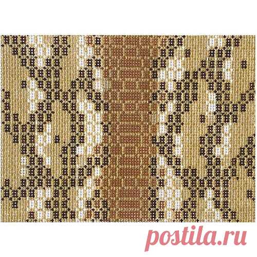 Mini clutch de piel de serpiente - Marrón | Punto de aguja.Com