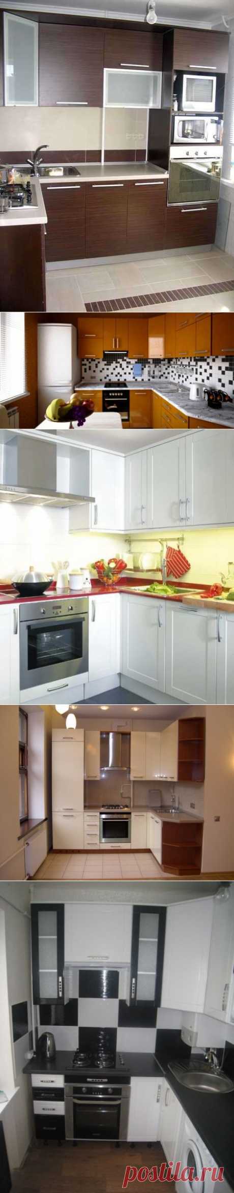 Маленькие кухни - фото кухонь в интерьере, советы дизайнеров