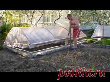 Установка самодельной мини-теплицы