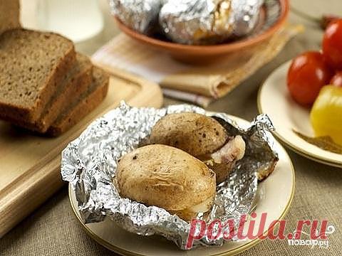 Картофель, запеченный с салом - пошаговый кулинарный рецепт на Повар.ру