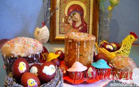 Кулич на сливках и желтках с шафраном | Кулинарные рецепты от «Едим дома!»