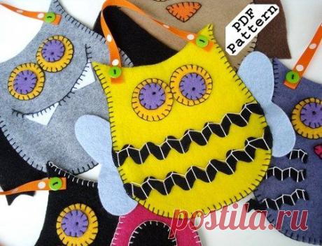 Шьем сумочки, кармашки из фетра и не только...