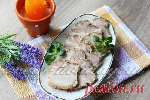 Грудинка в духовке в фольге, пошаговый рецепт