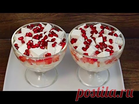 Ну прелесть же! Салат «СНЕЖИНКА» украсит любой стол!