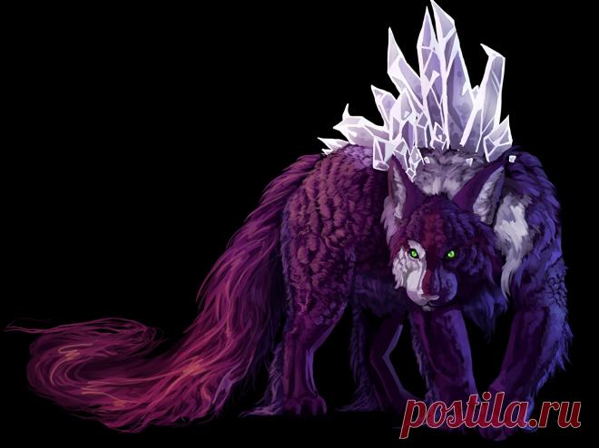 Фото Фантастика Волшебные животные Черный фон