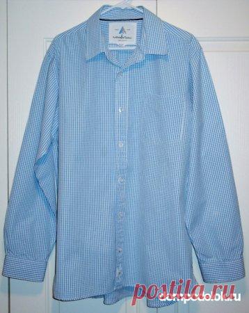 Шьем фартук из мужской рубашки