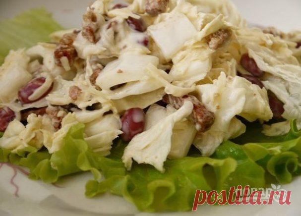 Салат с пекинской капустой и сухариками - пошаговый рецепт с фото на Повар.ру