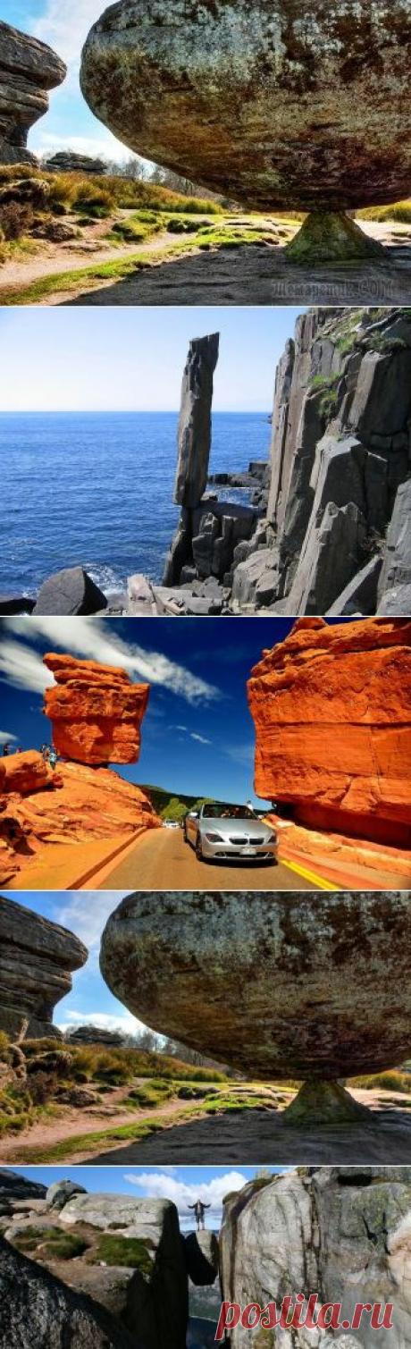 10 уникальных балансирующих камней и утесов планеты