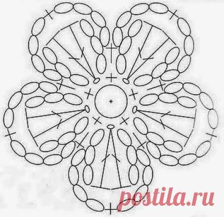 Цветы крючком