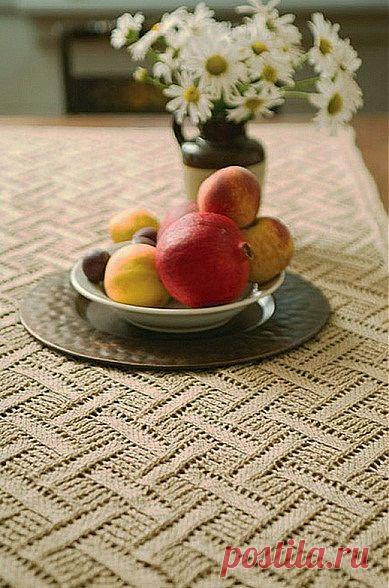 узор для скатерти или пледа.