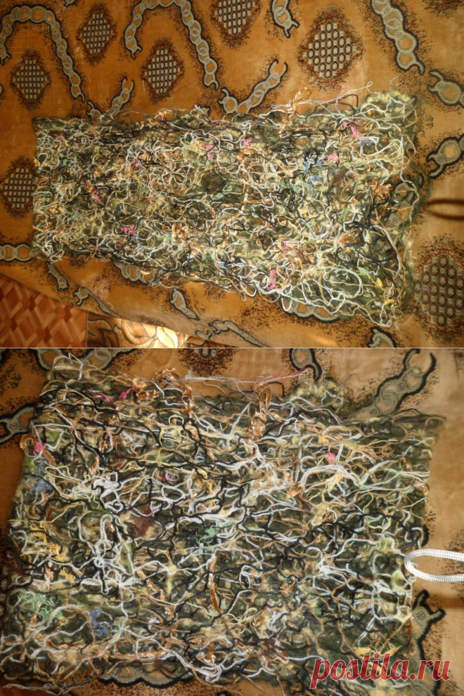 Погоняем стиральную машину?...сделаем ткань