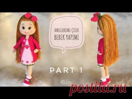 Часть 1 | (45см) Учебное пособие по вязанию крючком Strawbery Girl