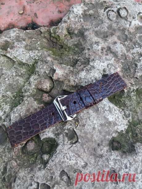 Gator watch strap leather men's croc strap – GORIANI