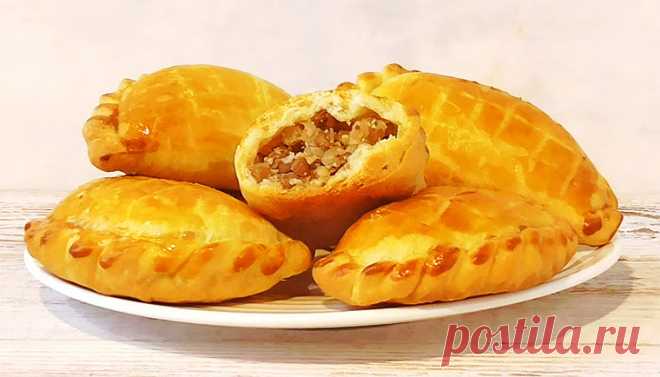 Пирожки с гречкой и яйцами в духовке