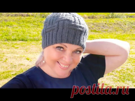 #шапкаспицами Время ВЯЗАТЬ ШАПКИ🧶 / шапка &quot;УГОЛЁК&quot; #вязание