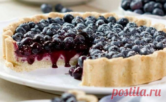 Черничный тарт с панна-коттой рецепт с фото пошагово