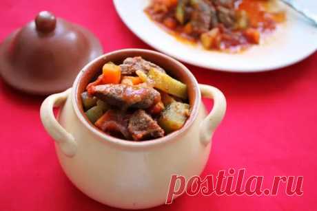 Классические рецепты азу по- татарски с огурцами и картофелем