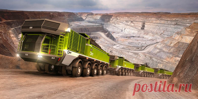 Huge Off-Highway Road Trains