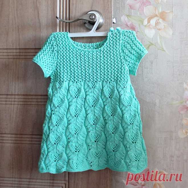 Прелестное платьице для малышки 1-2 лет.