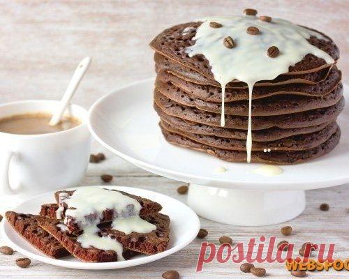 ШОКОЛАДНО-КОФЕЙНЫЕ БЛИНЫ