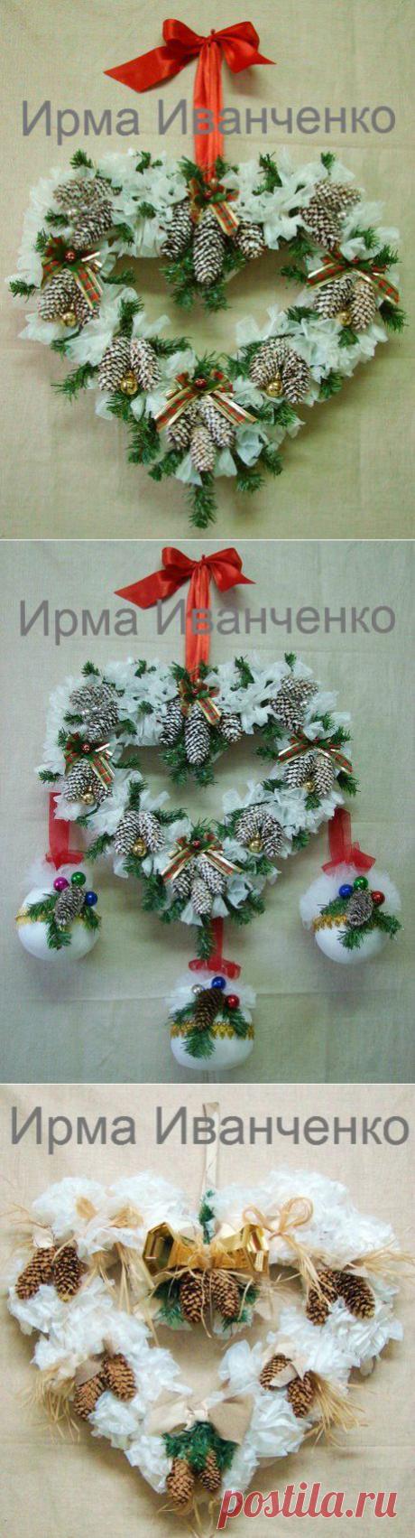 Рождественский венок за 3 часа! - Ярмарка Мастеров - ручная работа, handmade