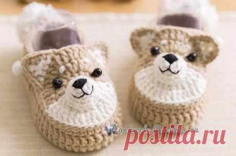 Детские пинетки с собачками крючком
https://handmade-paradise.ru/detskie-pinetki-s-sobachk..