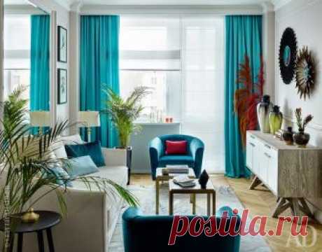 Красивая дизайнерская квартира 46 кв. м. | Роскошь и уют