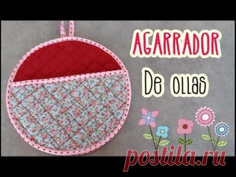 CÓMO HACER UN AGARRADOR DE OLLAS FÁCIL | Yuyi's Creations - YouTube