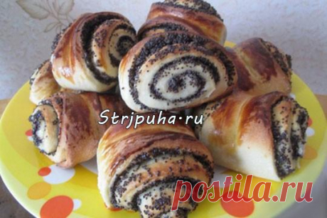 Булочки с маком — Домашняя кулинария