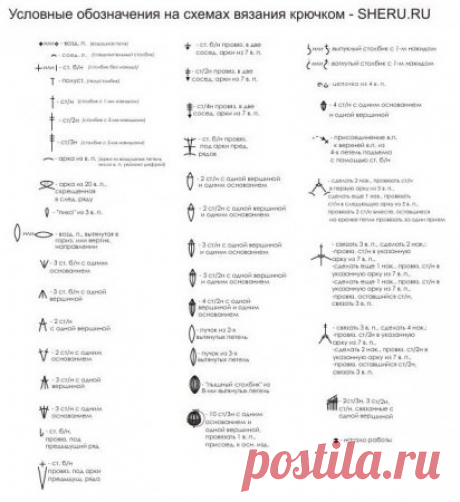 Учимся вязать и читать схемы. » Noshizukazrika