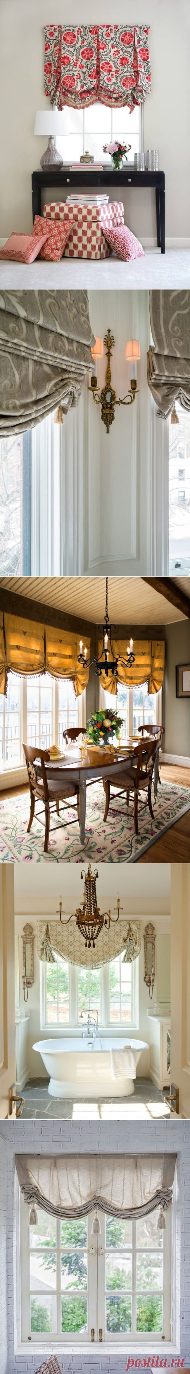 Лондонские шторы как элемент интерьера