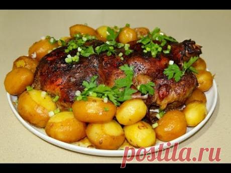 Утка в духовке с картошкой. В соевом соусе. Очень вкусная и праздничная. Моя Dolce vita