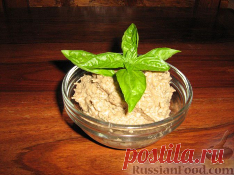 Рецепт: Закуска из баклажана &quot;Бутербродная&quot; на RussianFood.com