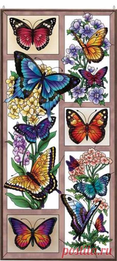Art Panel-APM618R-Butterfly Menagerie - Butterfly Menagerie