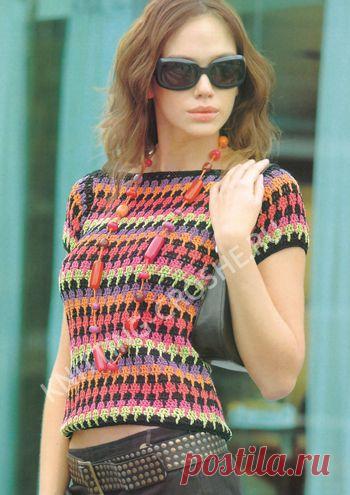 Рубрика Вязаные летние топы, купальники и парео - Страница 2