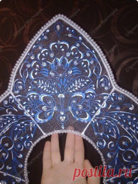 Как сделать кокошник на голову своими руками?