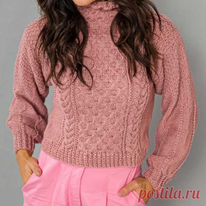 Симпатичные свитеры и джемперы спицами. 5 моделей со схемами | Вязание с Paradosik_Handmade | Дзен
